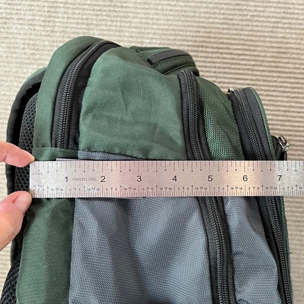 Samsonite UBX Commuter Backpack Green Gray Laptop Travel Commuter Bag NWOT